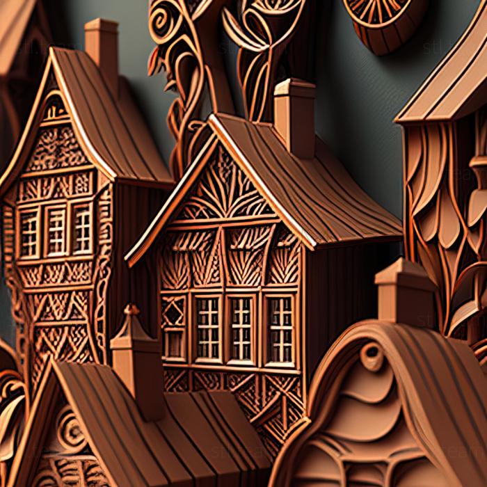 3D модель St будинків (STL)